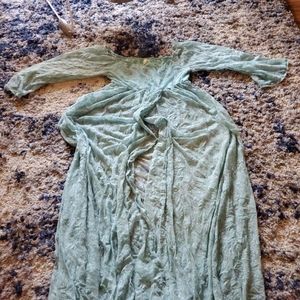 Pink blush maternity photoshoot lace dress